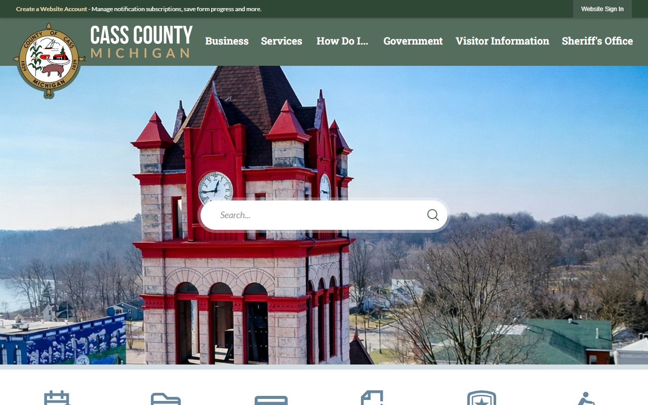 Cass County government website for 24 hour booking information